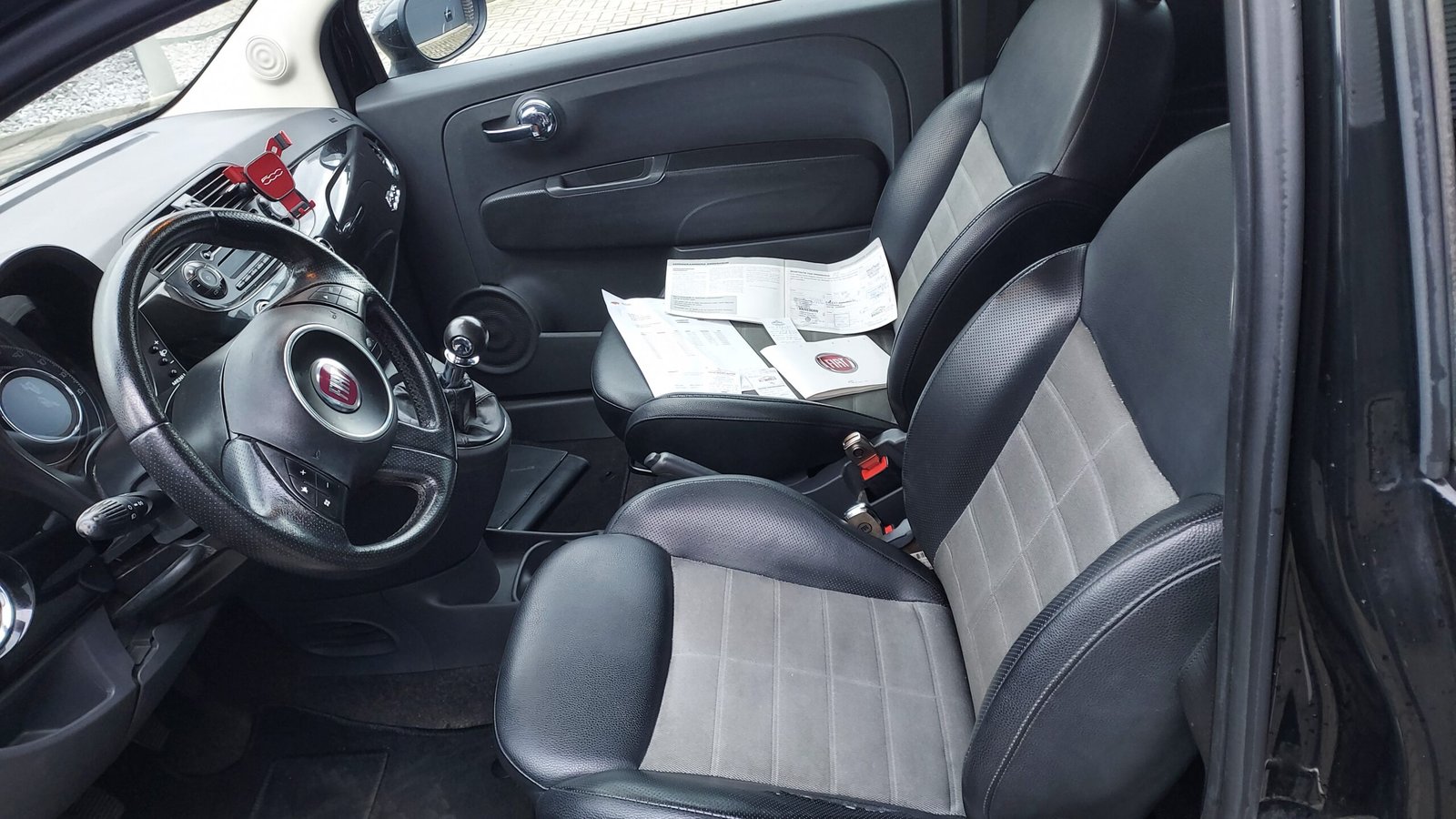 Verkocht ------- Fiat 500 1.2i 16V - Afbeelding 7