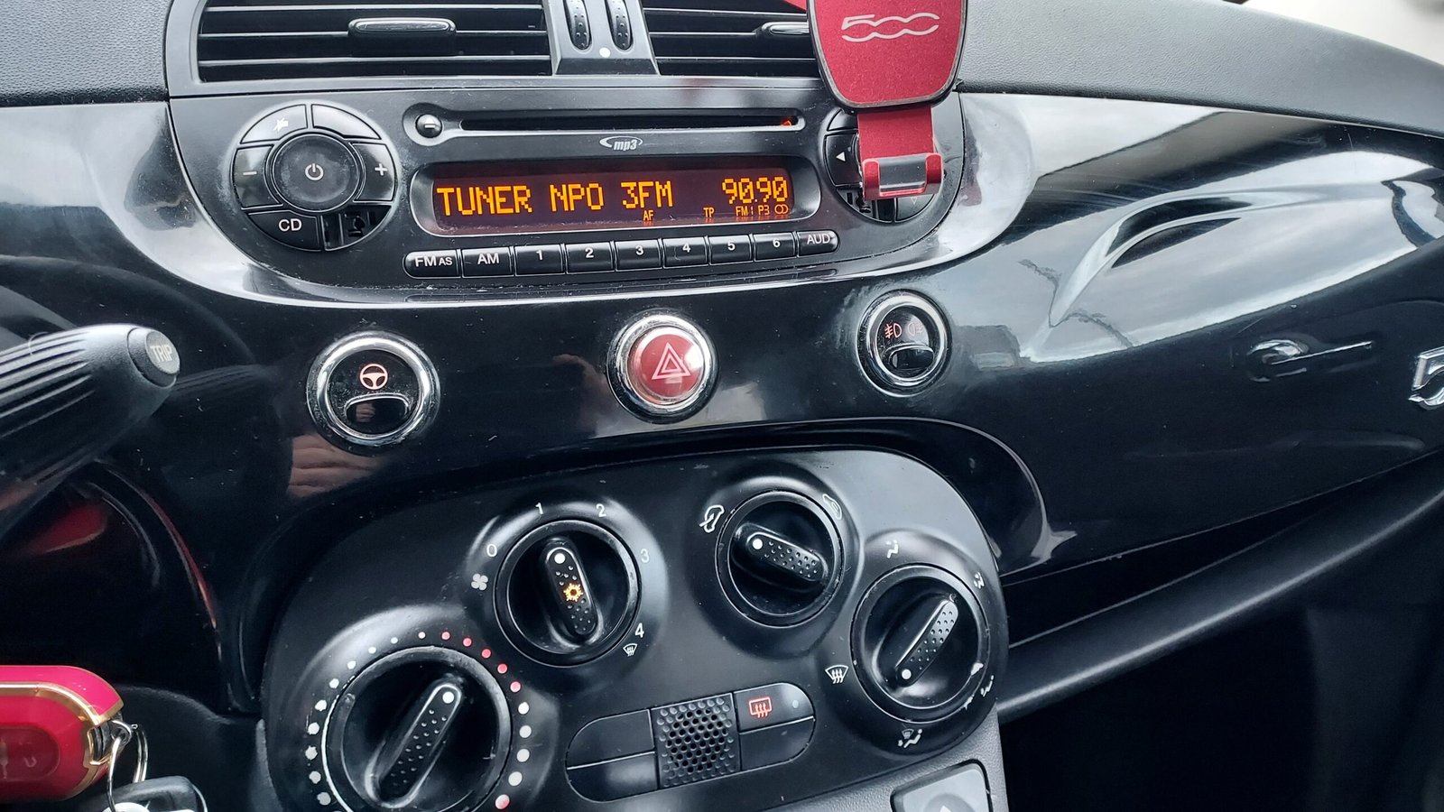 Verkocht ------- Fiat 500 1.2i 16V - Afbeelding 11